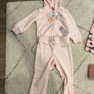 Juicy Couture Blush Pink Kids Footie